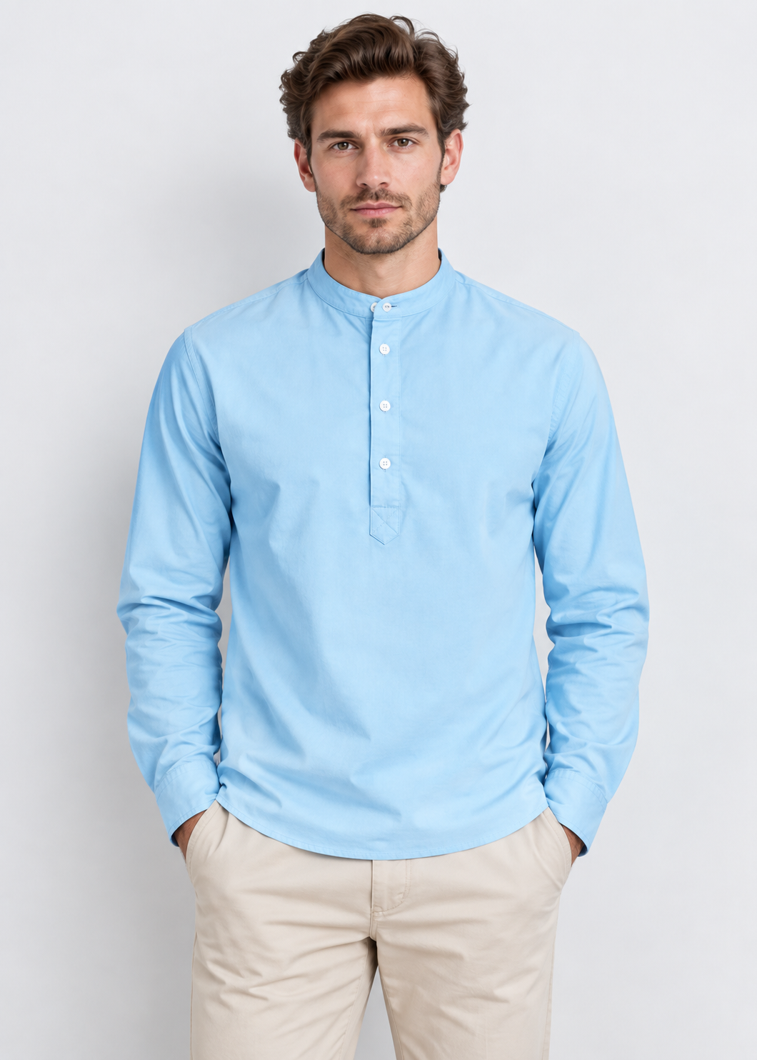 Men's Long Sleeve Button Shirt | Men | Relaxed Fit | Casual Button-Up | Steven & Levon