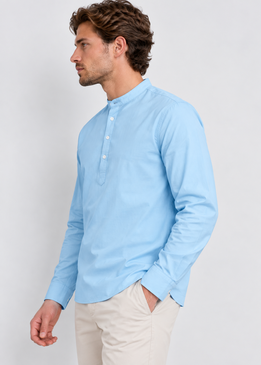 Men's Long Sleeve Button Shirt | Men | Relaxed Fit | Casual Button-Up | Steven & Levon