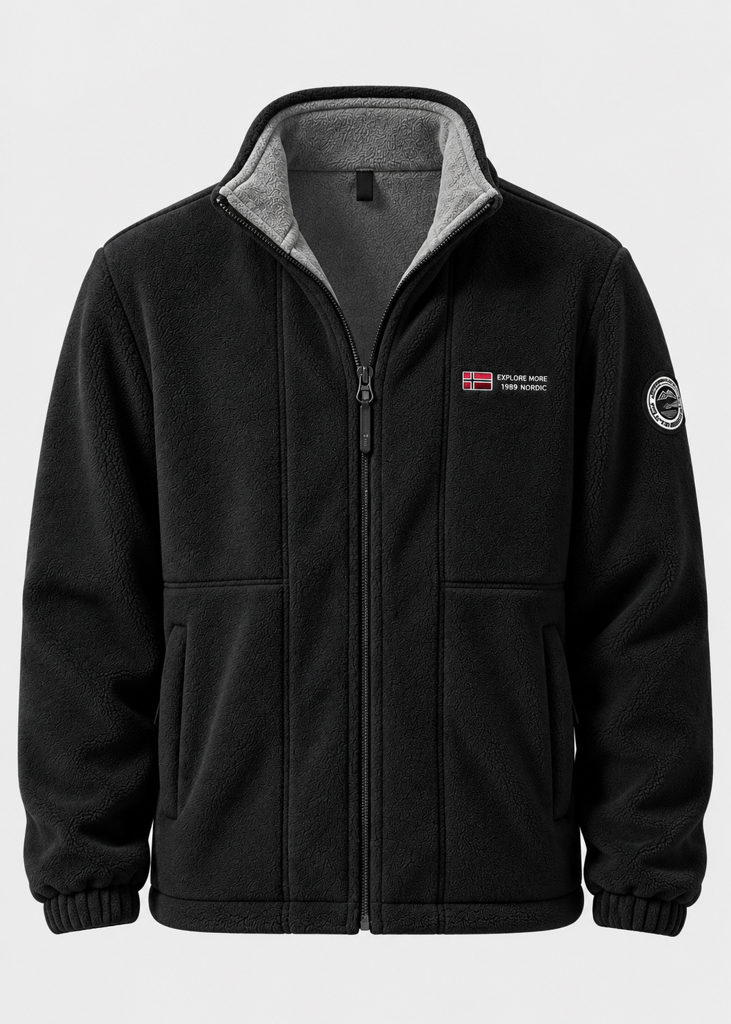 Women's High Collar Jacket | Warm Outdoor Casual Jacket | Soft Winter Layer | Steven & Levon