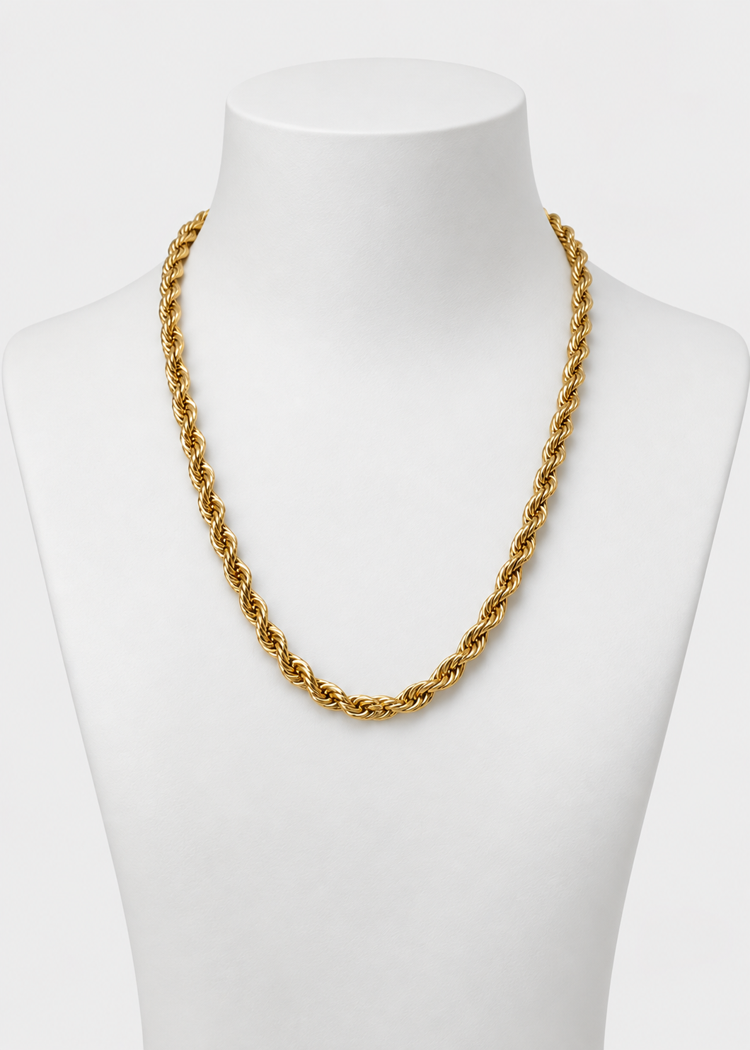 Men Wheat Chain | Stainless Steel | Braided Link Design | Statement Necklace | Steven & Levon