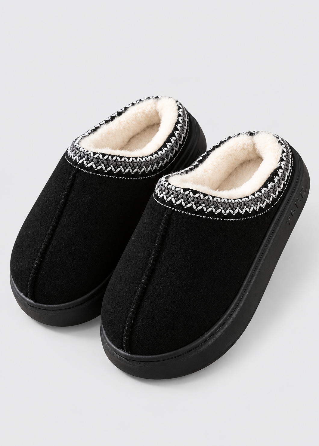 Platform Warm Slippers | Unisex | Plush Cotton | Fluffy | Non-Slip | Winter | Steven & Levon