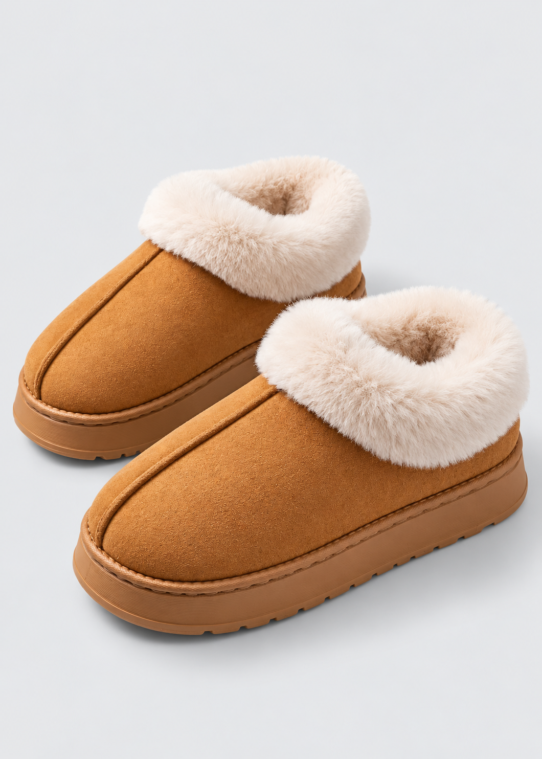 Snow Boots | Unisex | Faux Fur | Fluffy Plush | Warm Winter Indoor Slippers | Steven & Levon
