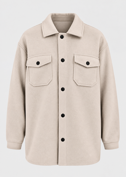 Men's Overshirt Jacket | Button Front | Utility Shirt Jacket | Smart Casual | Steven & Levon