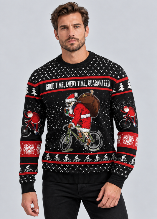 3D Santa Christmas Sweater | Men's Oversized Festive Pullover | Soft Fabric | Steven & Levon