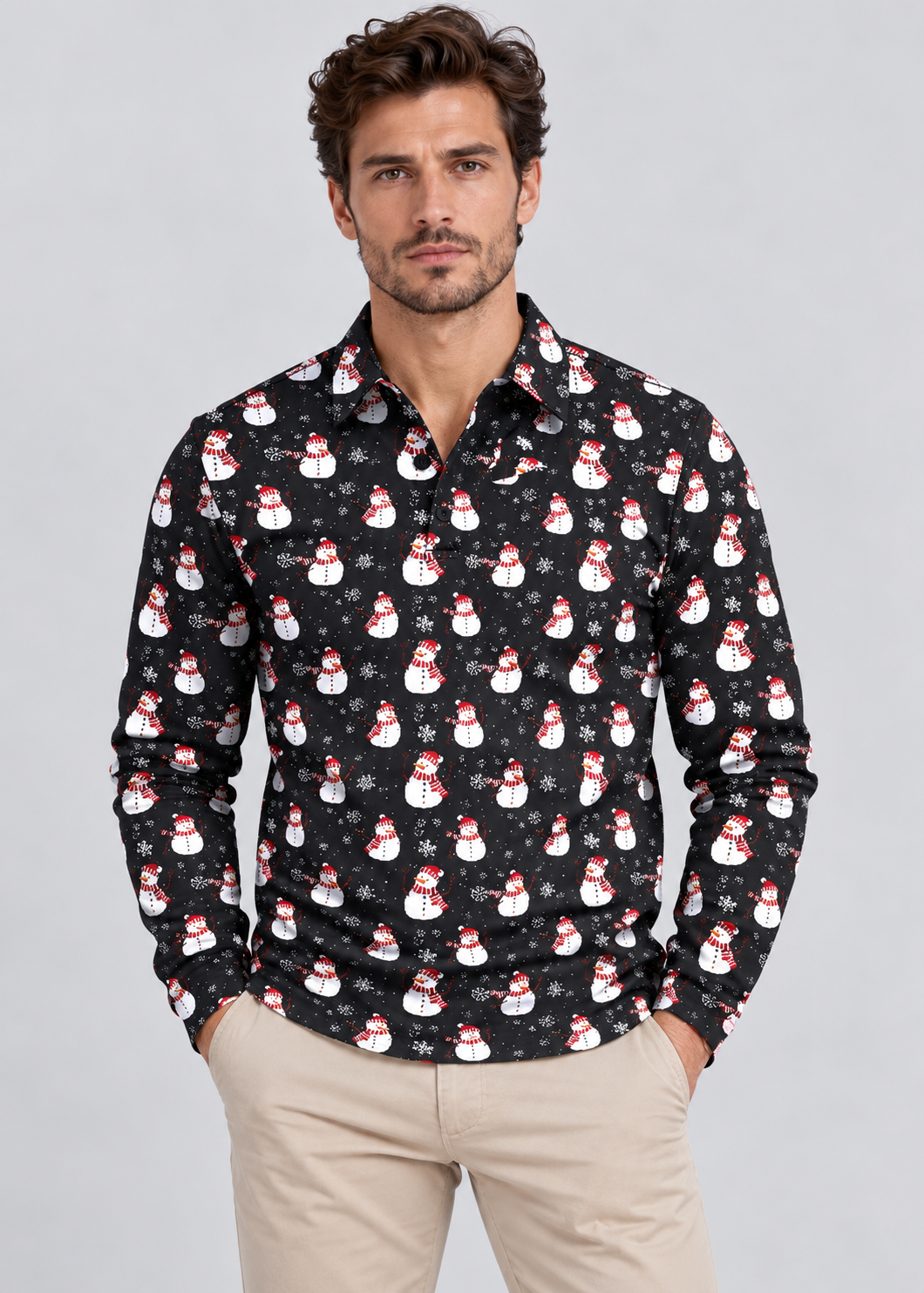 Long Sleeve Button Shirt | Men's Casual Top | Classic Everyday Style | Steven & Levon