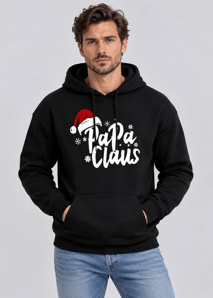 Santa Claus Hoodie | Long Sleeve | Front Pocket | Festive Christmas Style | Steven & Levon