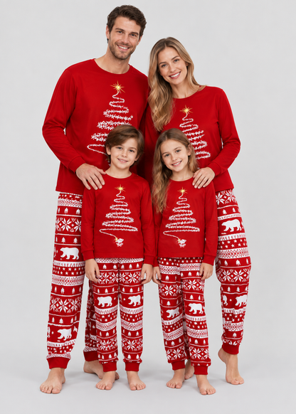 Matching Christmas Pajamas | Family | Soft Breathable Fabric | Loose Fit | Steven & Levon