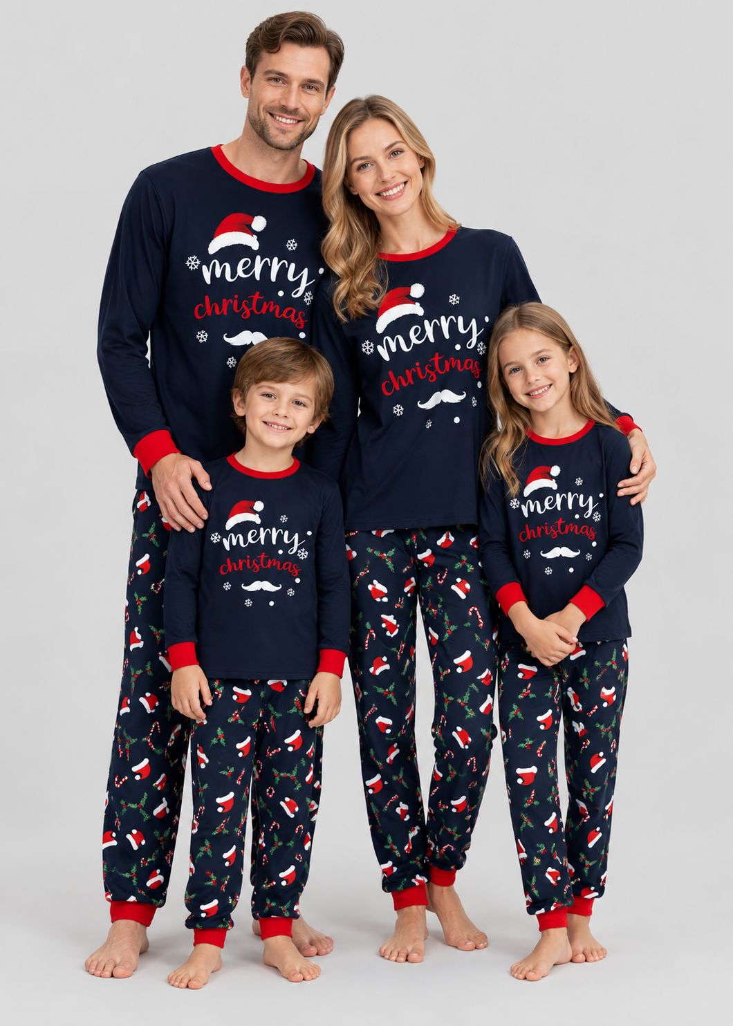 2-Piece Matching Festive Loungewear | Family Christmas Pajamas Set | Steven & Levon