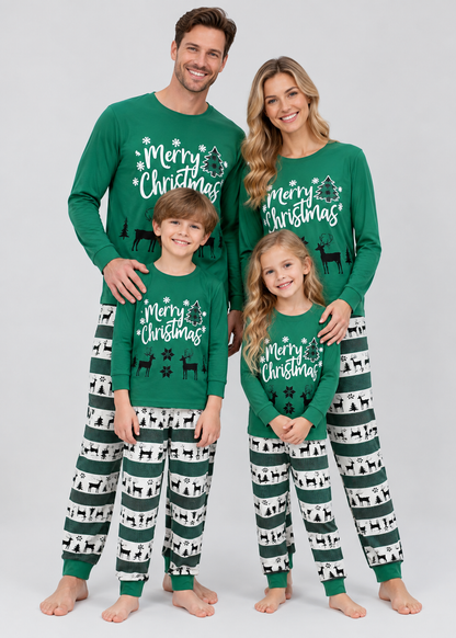 Elk Print Matching Sleepwear | Family Christmas Pajamas Set | Steven & Levon
