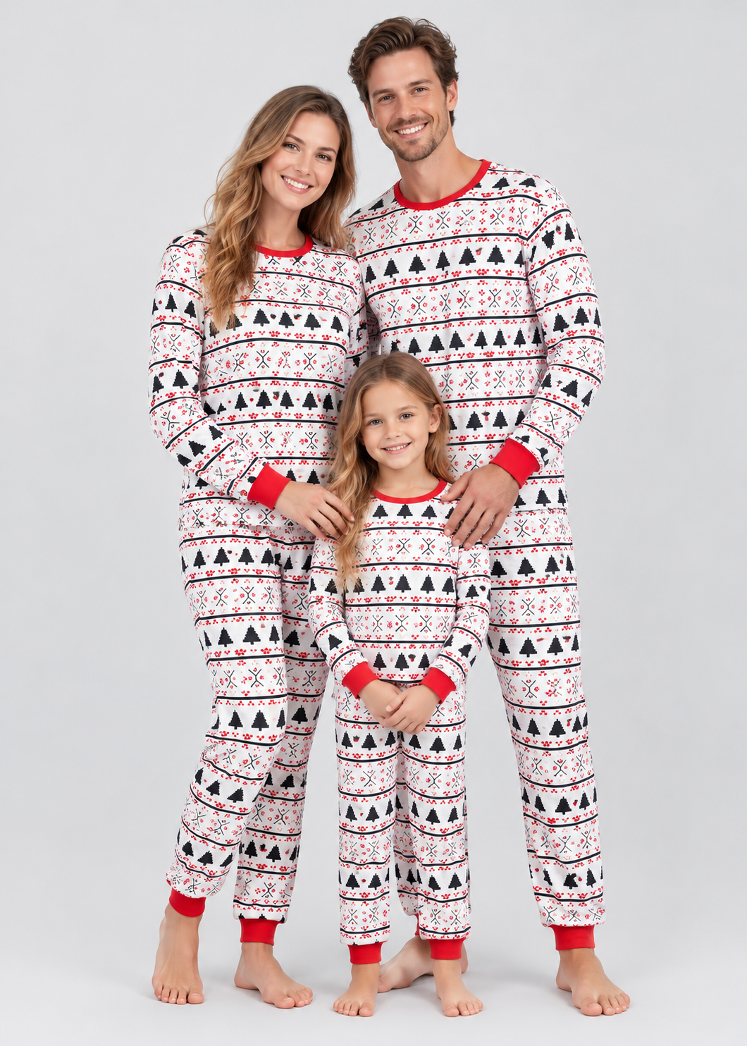 All over Christmas Print Sleepwear | 2-Piece Family Pajamas Set | Steven & Levon