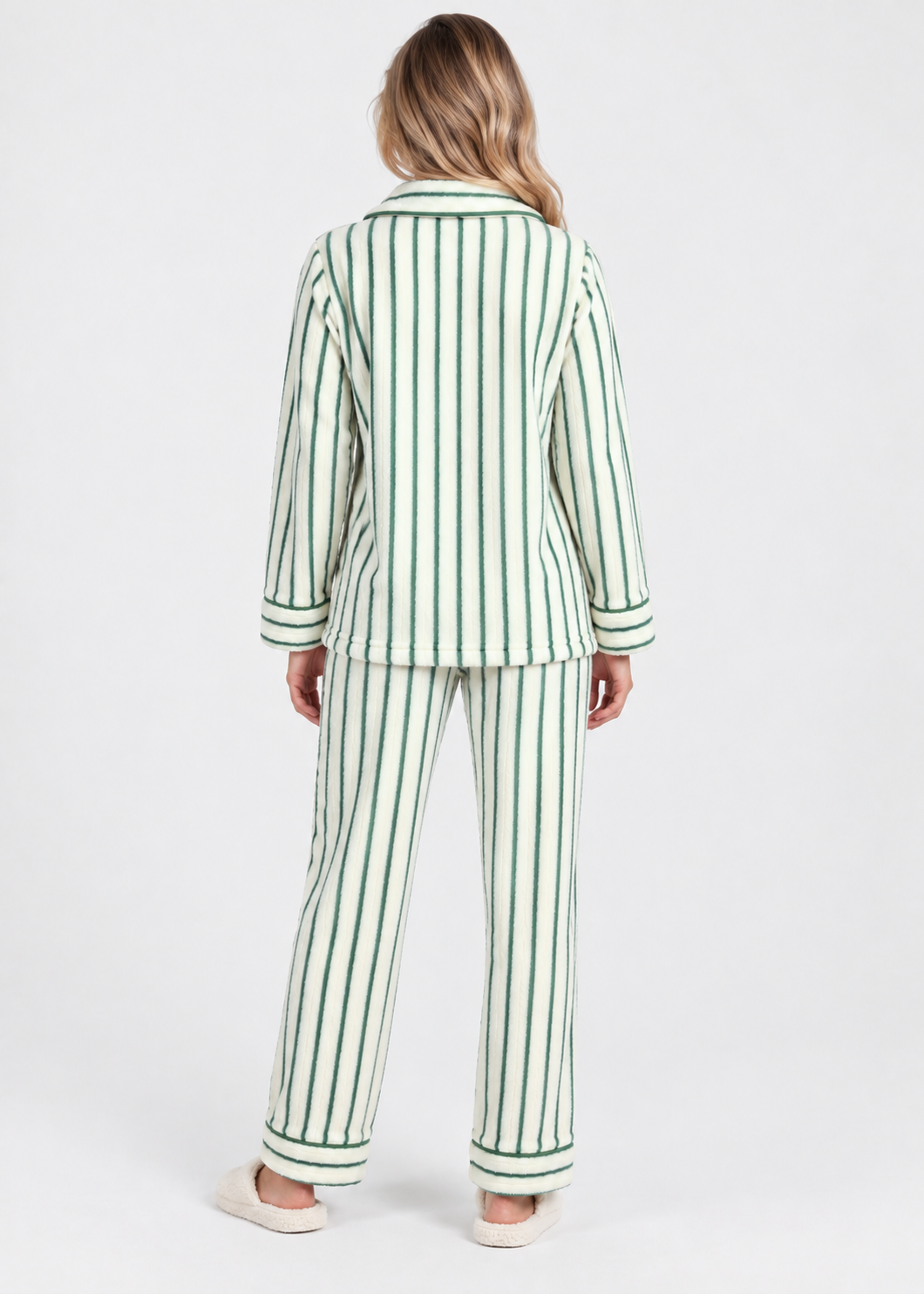 Winter Pyjama Set | Coral Fleece | 2-Piece Warm Loungewear | Steven & Levon
