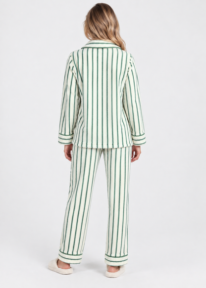 Winter Pyjama Set | Coral Fleece | 2-Piece Warm Loungewear | Steven & Levon