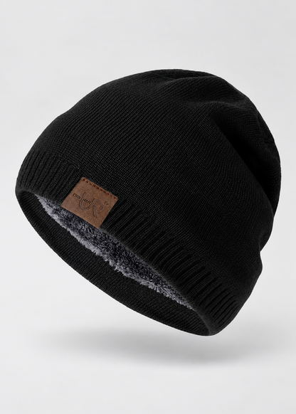 Winter Beanie | Unisex Warm Fur Lined Knitted Hat for Outdoor Sports & Casual Wear | Steven & Levon