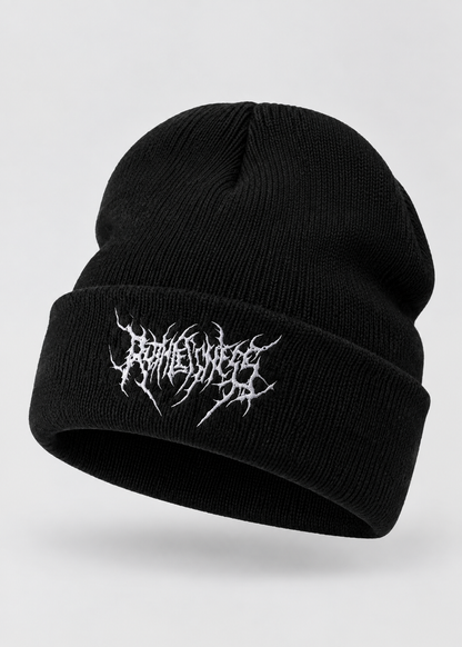 Knit Beanie | Unisex Warm Acrylic Winter Hat Gothic Punk Street Style | Steven & Levon