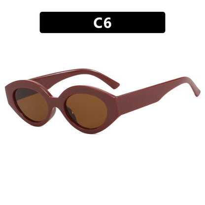 Cat Eye Sunglasses | Women | UV400 Vintage Eyewear | Retro Oval Frame | Fashion Designer Shades | Steven & Levon