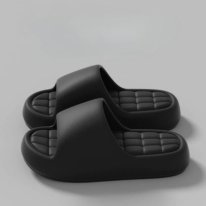 Cloud Cushion Slide Slippers | Unisex EVA Slides | Thick Platform Non-Slip Bathroom & Shower Sandals | Steven & Levon