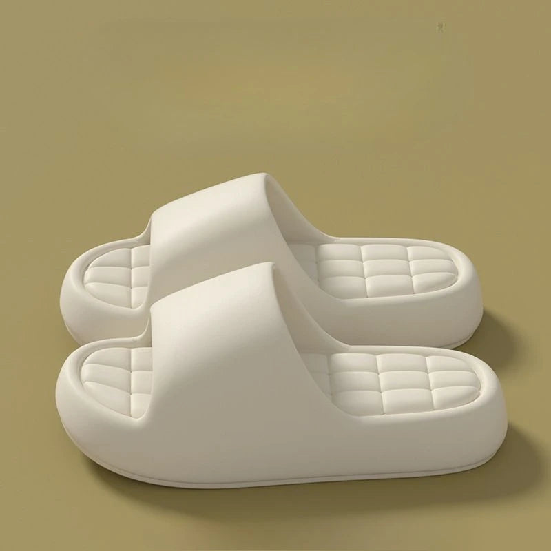 Cloud Cushion Slide Slippers | Unisex EVA Slides | Thick Platform Non-Slip Bathroom & Shower Sandals | Steven & Levon