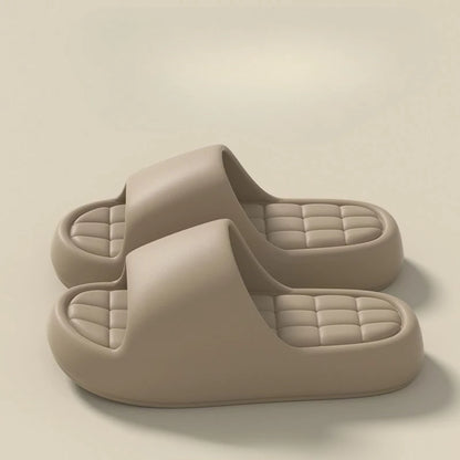 Cloud Cushion Slide Slippers | Unisex EVA Slides | Thick Platform Non-Slip Bathroom & Shower Sandals | Steven & Levon