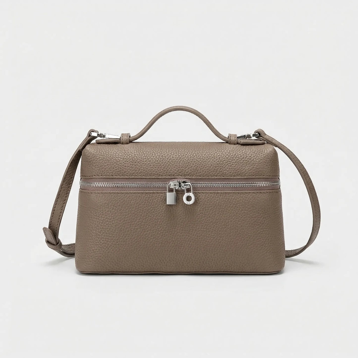 Claspette - Mini Box-Shaped Crossbody Handbag  Daily Errands Carry