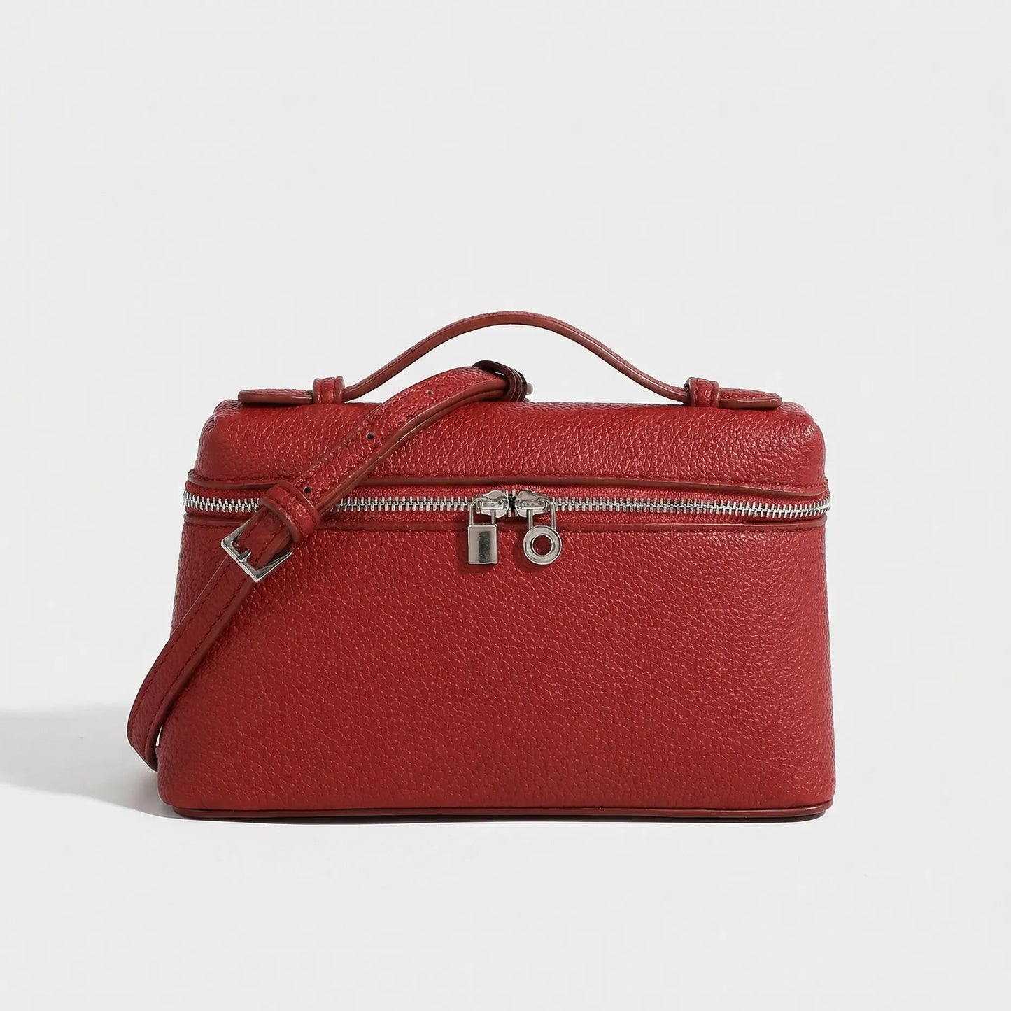 Claspette - Mini Box-Shaped Crossbody Handbag  Daily Errands Carry