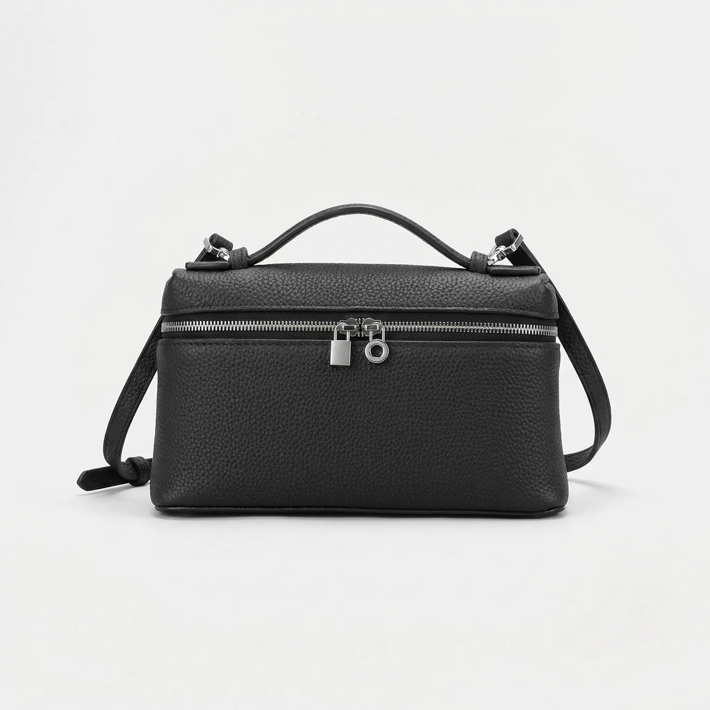 Claspette - Mini Box-Shaped Crossbody Handbag  Daily Errands Carry