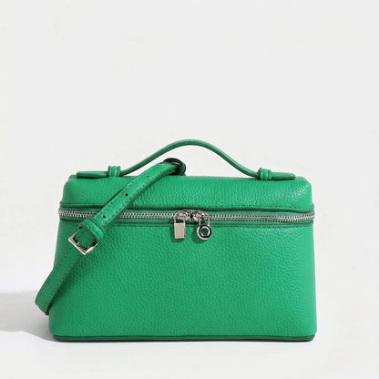 Claspette - Mini Box-Shaped Crossbody Handbag  Daily Errands Carry