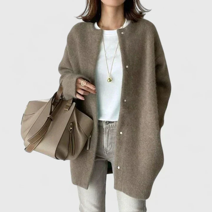 Women's Button-Up Knit Cardigan | Soft Everyday Sweater | Steven & Levon