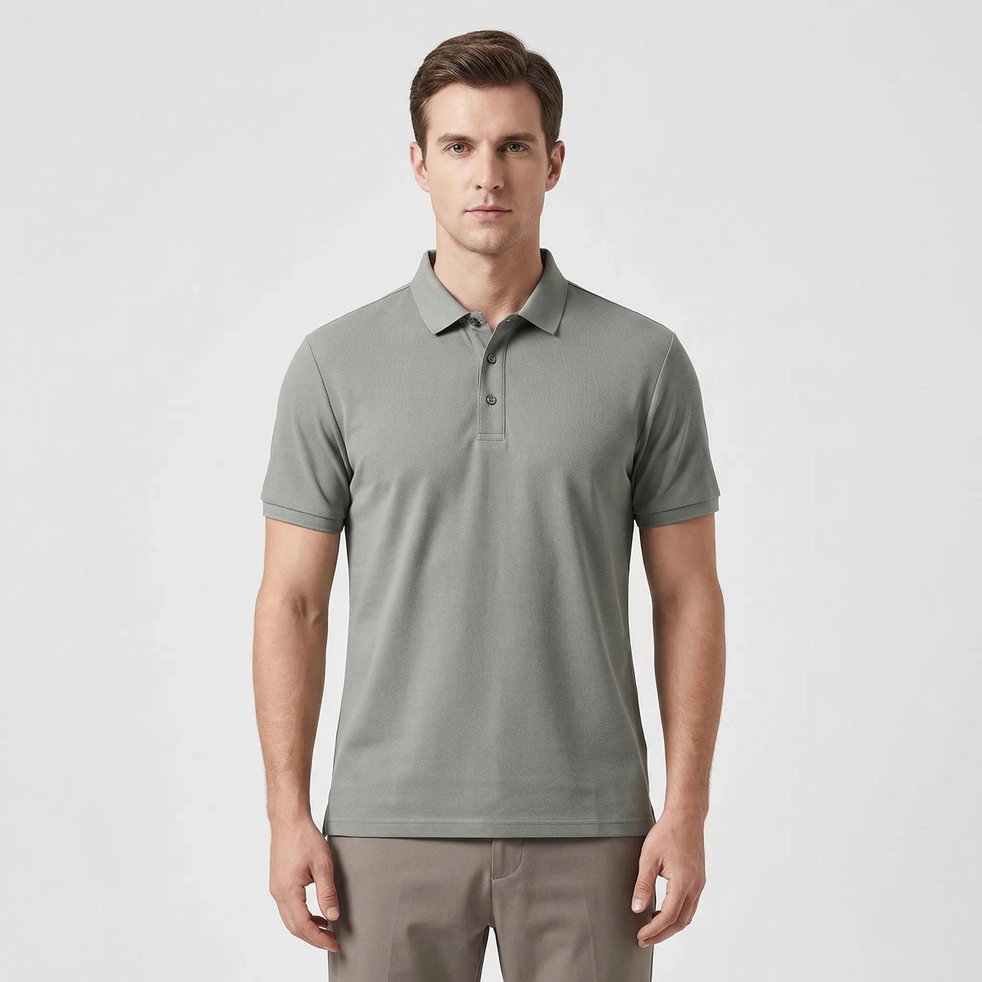 Colaro - Short Sleeve Breathable Polo Shirt  Casual Weekend Wear