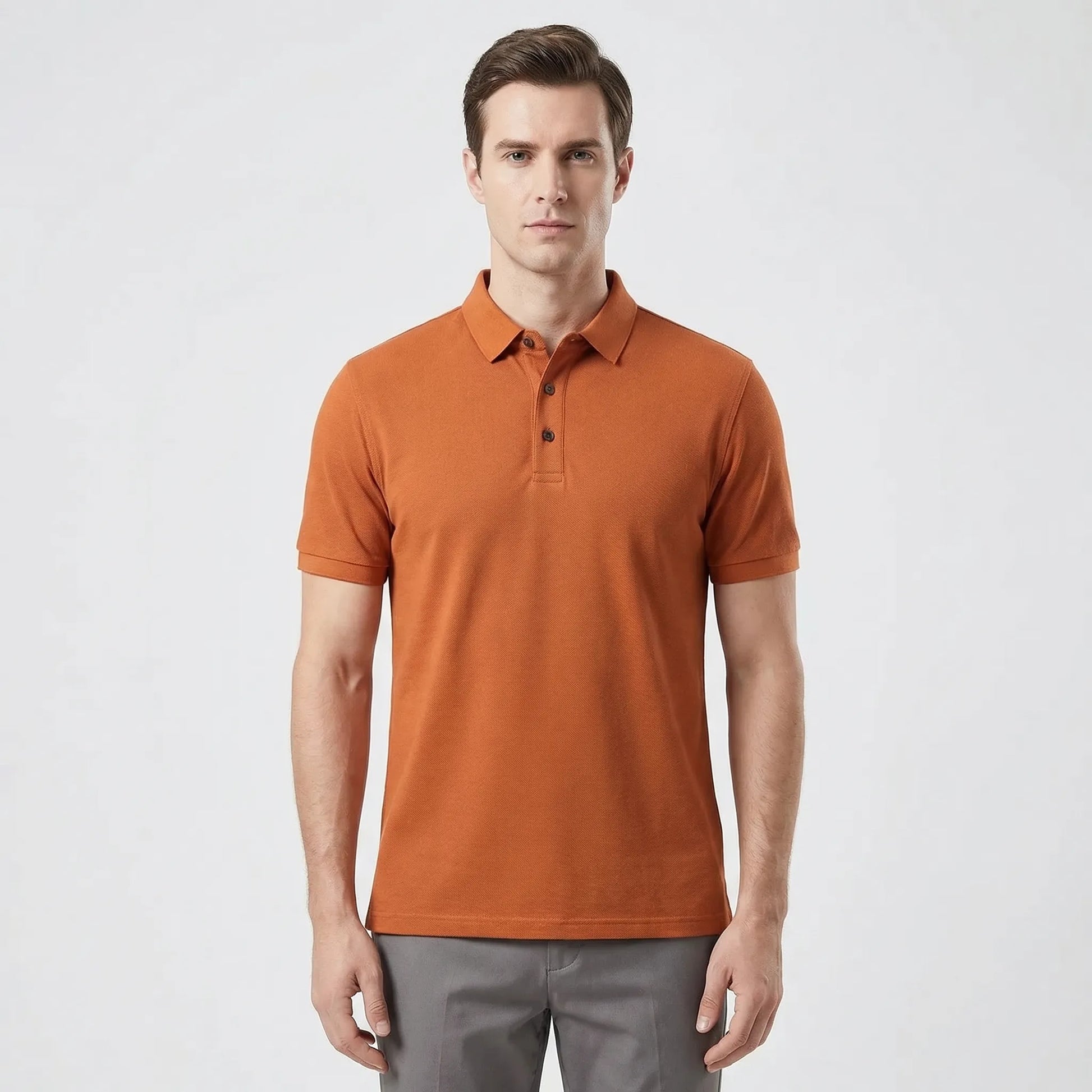 Colaro - Short Sleeve Breathable Polo Shirt  Casual Weekend Wear