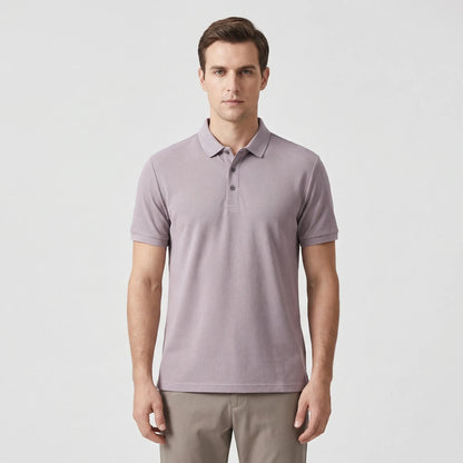 Colaro - Short Sleeve Breathable Polo Shirt  Casual Weekend Wear