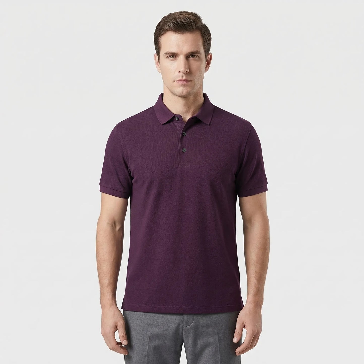 Colaro - Short Sleeve Breathable Polo Shirt  Casual Weekend Wear