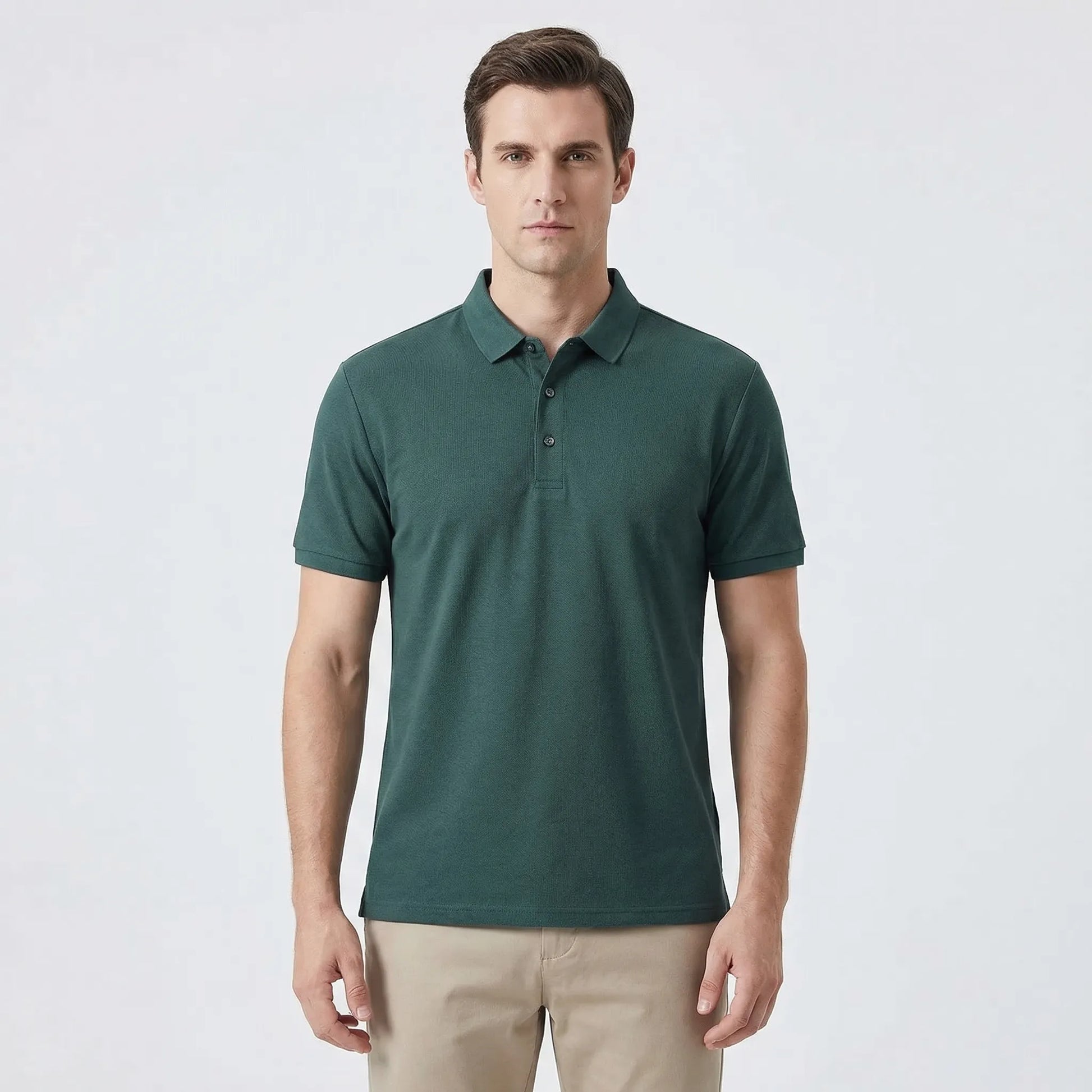 Colaro - Short Sleeve Breathable Polo Shirt  Casual Weekend Wear