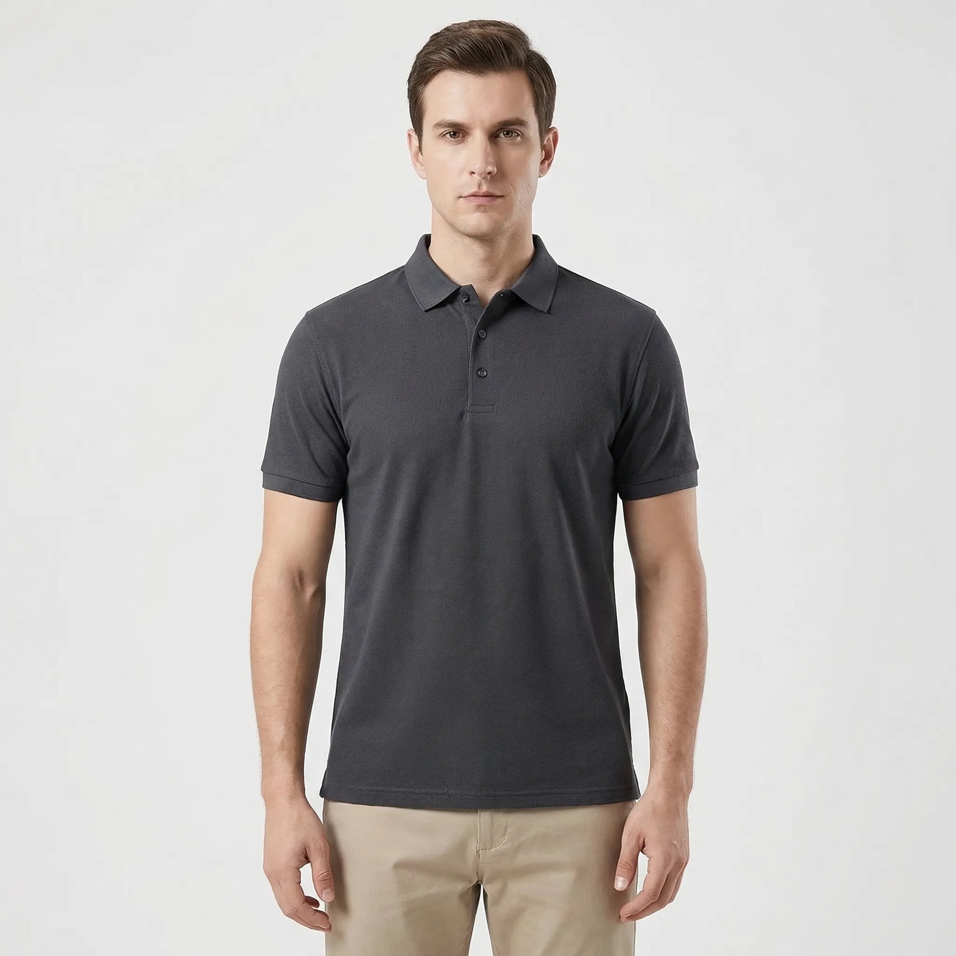 Colaro - Short Sleeve Breathable Polo Shirt  Casual Weekend Wear