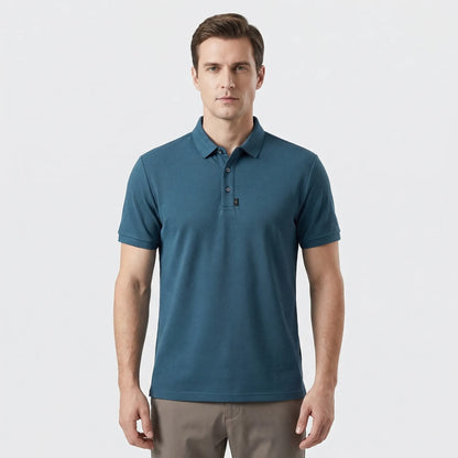 Colaro - Short Sleeve Breathable Polo Shirt  Casual Weekend Wear
