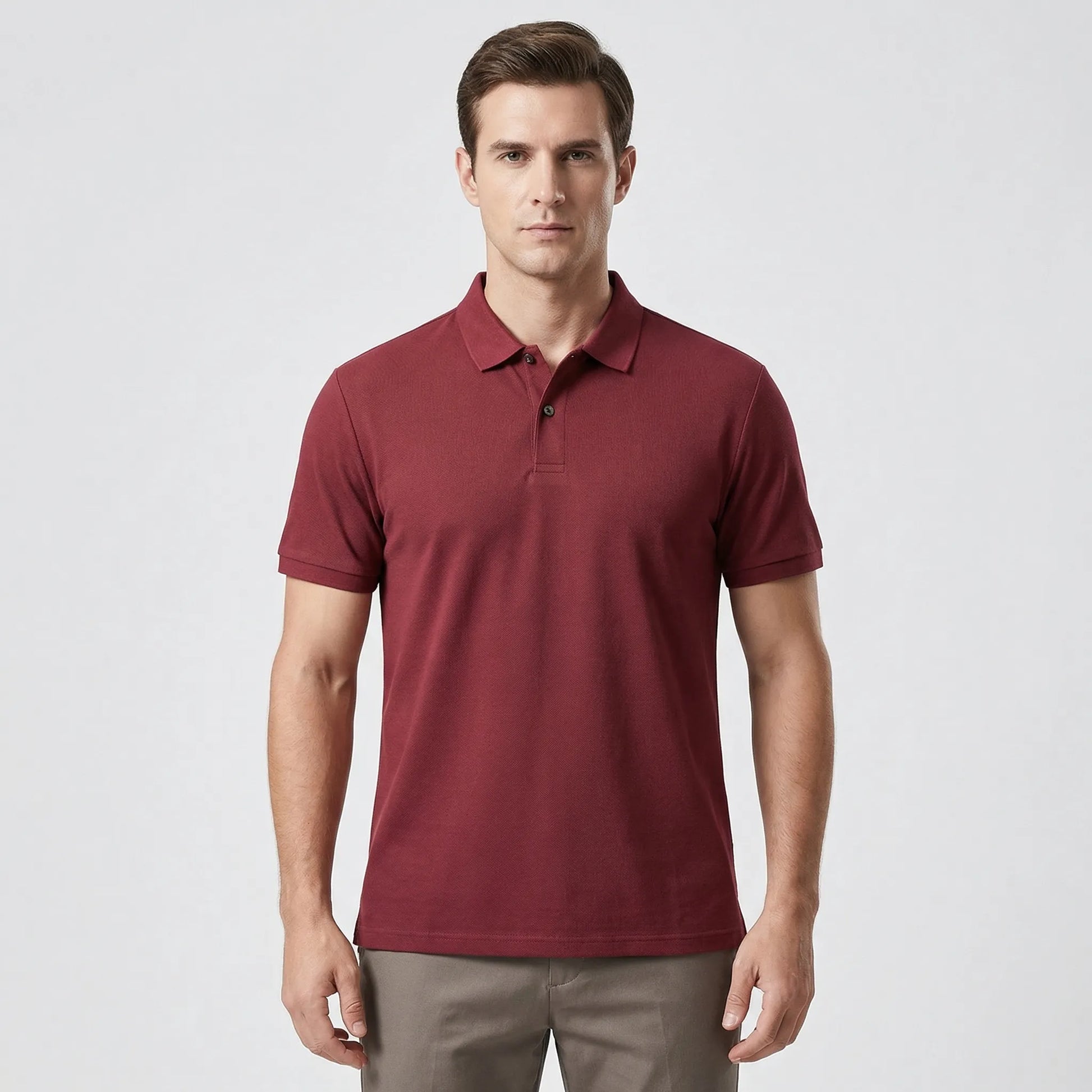 Colaro - Short Sleeve Breathable Polo Shirt  Casual Weekend Wear
