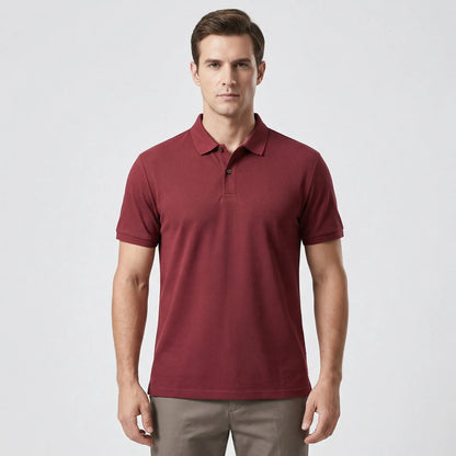 Colaro - Short Sleeve Breathable Polo Shirt  Casual Weekend Wear