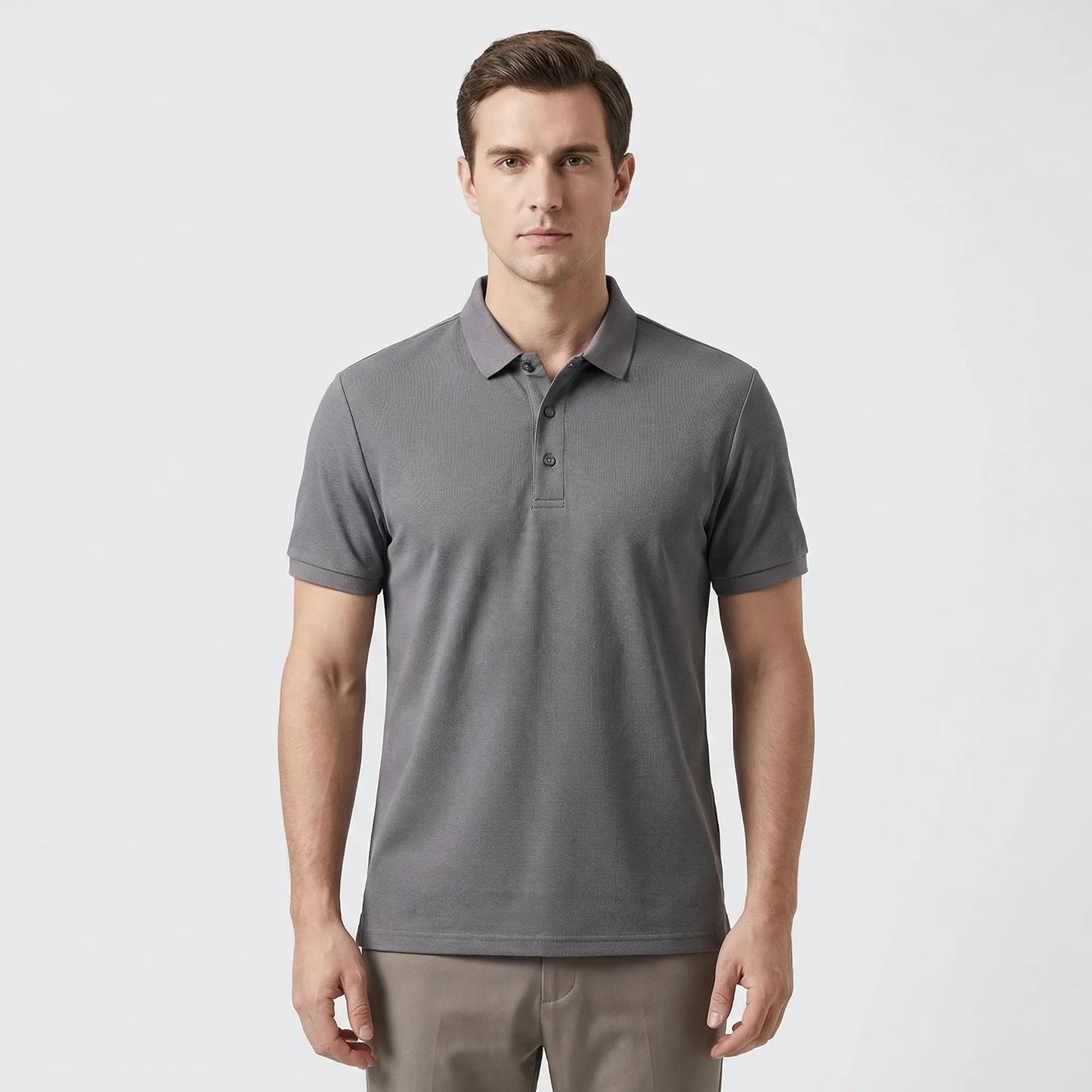 Colaro - Short Sleeve Breathable Polo Shirt  Casual Weekend Wear
