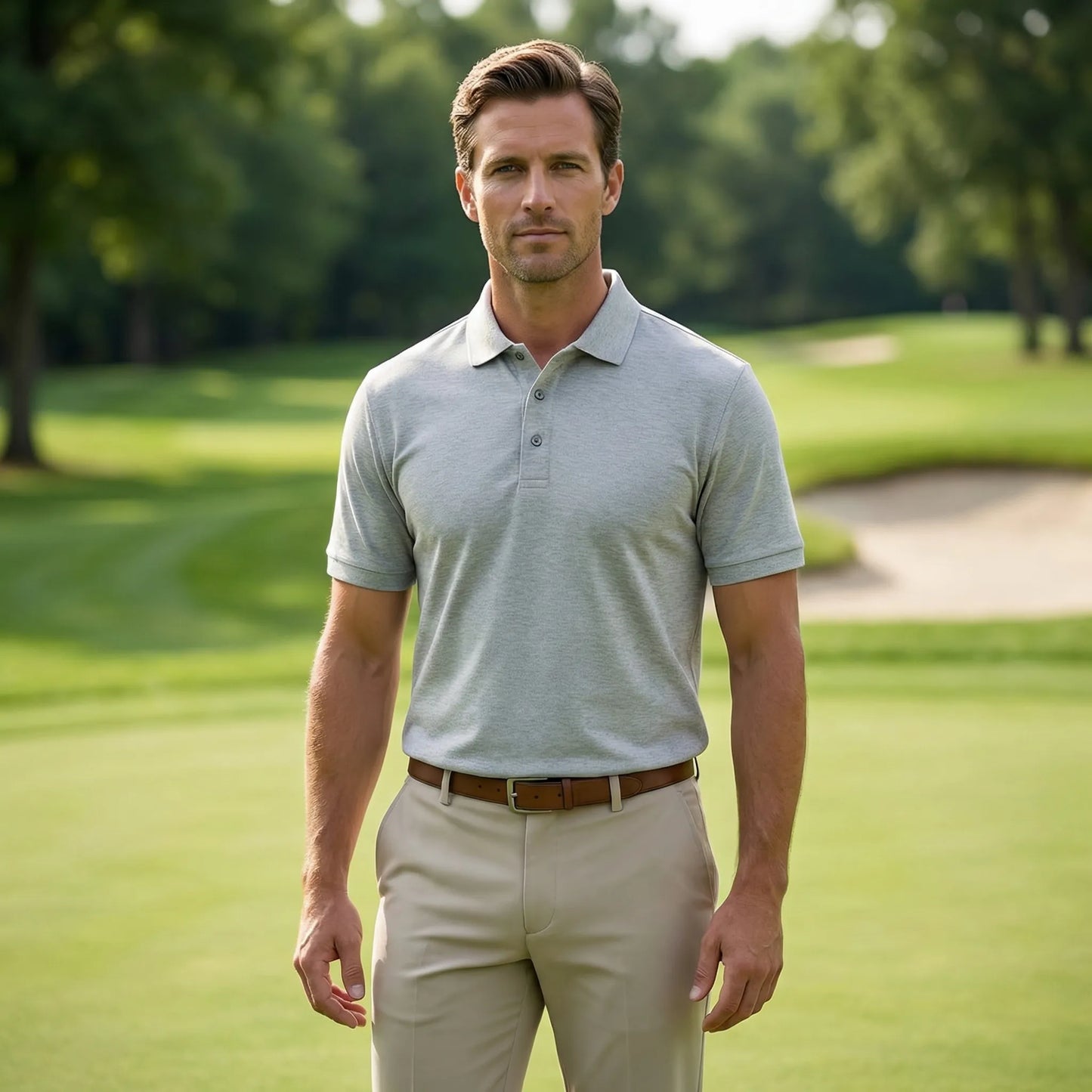 Colaro - Short Sleeve Breathable Polo Shirt  Casual Weekend Wear