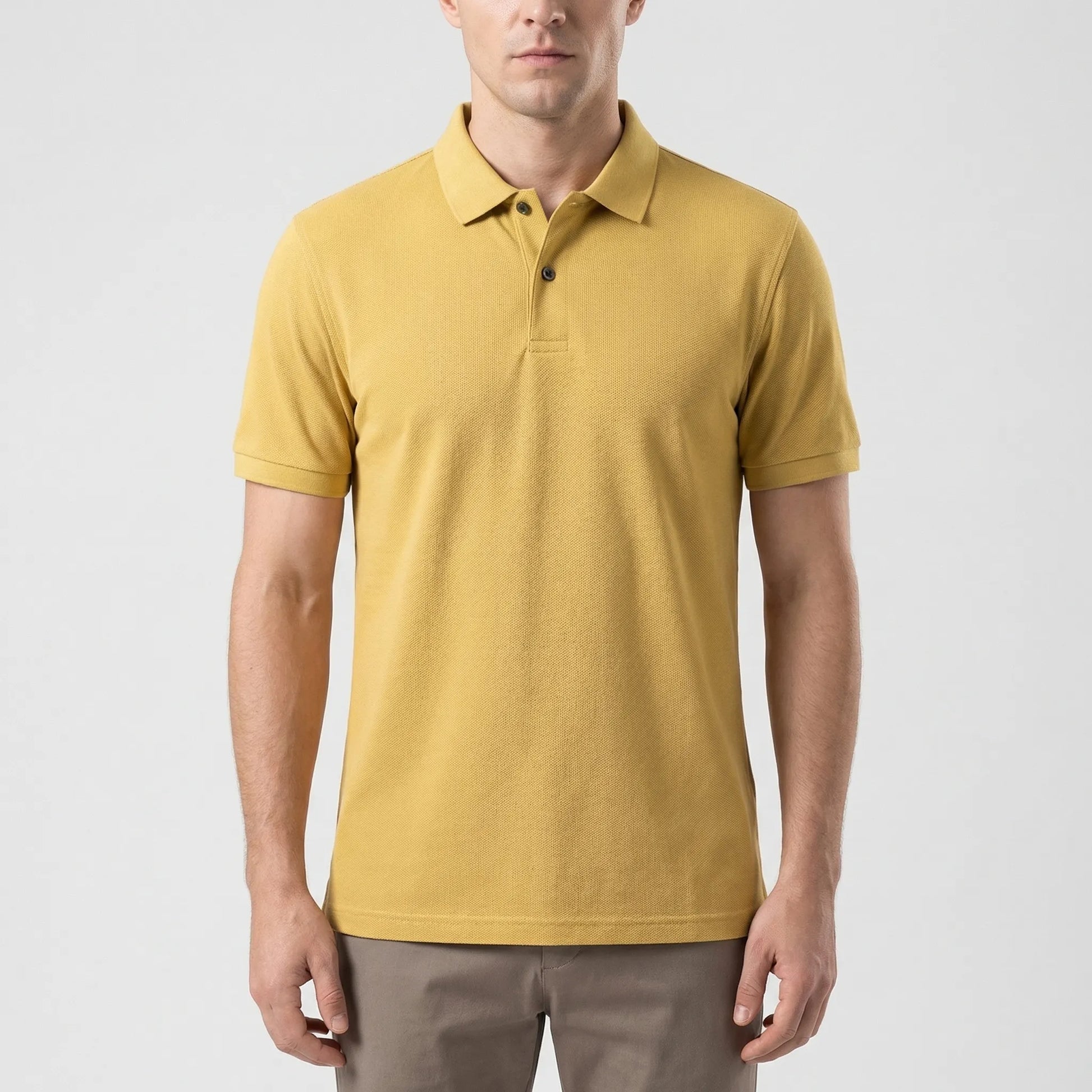 Colaro - Short Sleeve Breathable Polo Shirt  Casual Weekend Wear