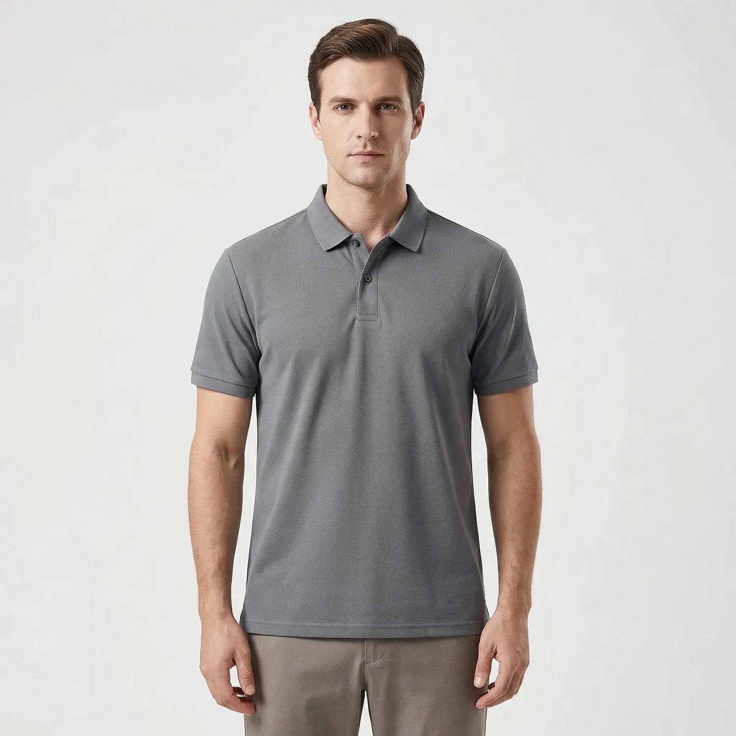 Colaro - Short Sleeve Breathable Polo Shirt  Casual Weekend Wear