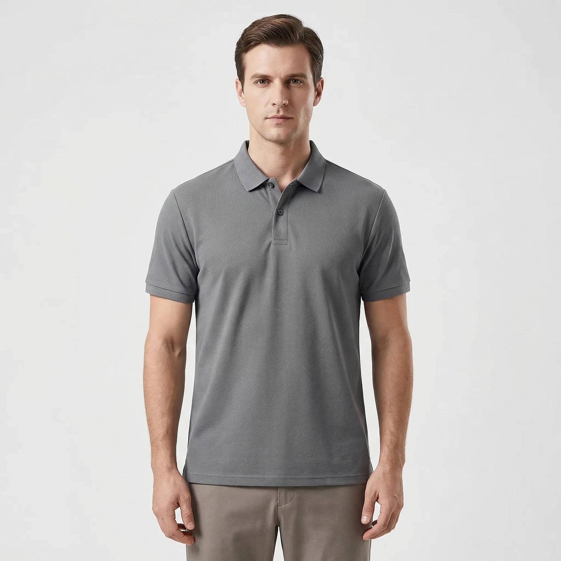 Colaro - Short Sleeve Breathable Polo Shirt  Casual Weekend Wear