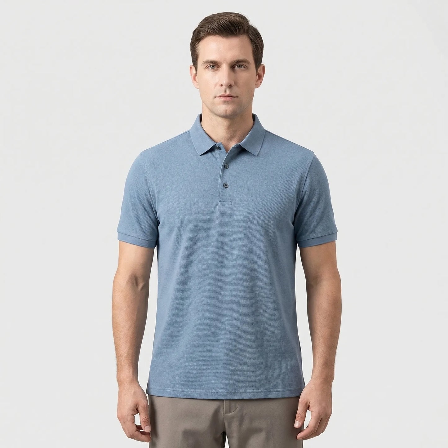 Colaro - Short Sleeve Breathable Polo Shirt  Casual Weekend Wear