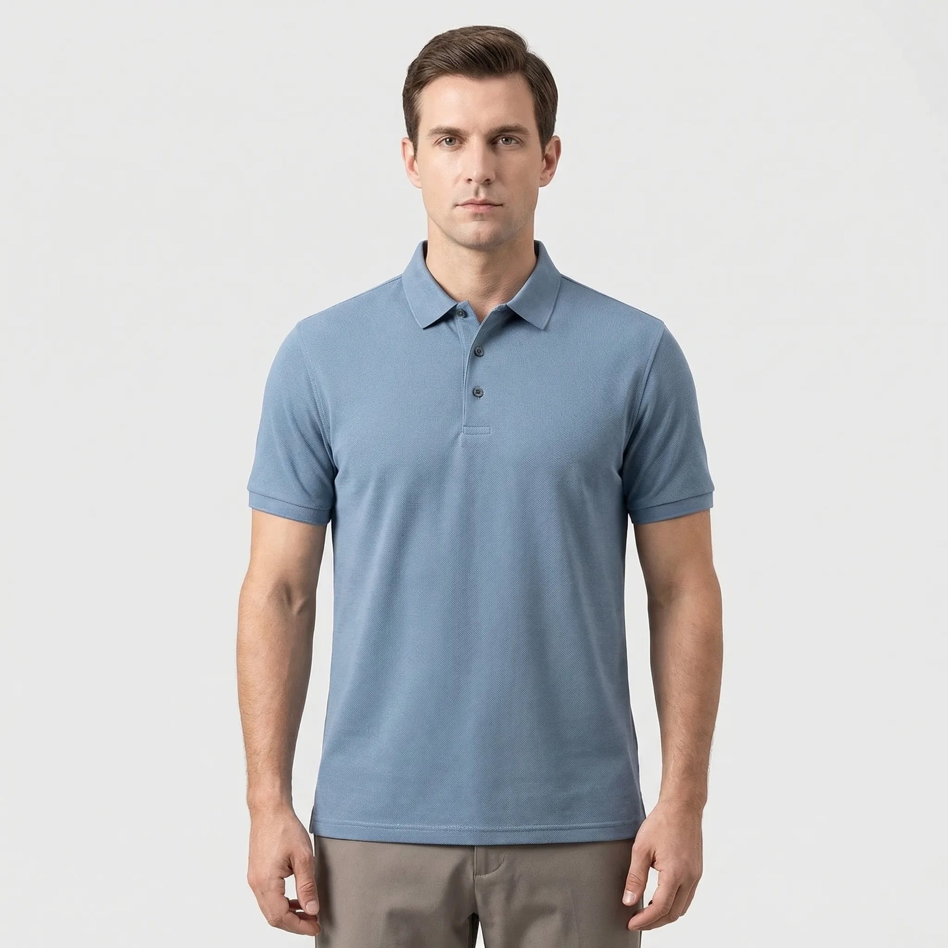 Colaro - Short Sleeve Breathable Polo Shirt  Casual Weekend Wear