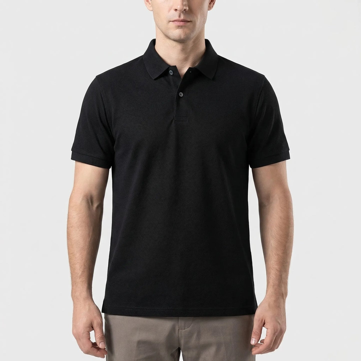 Colaro - Short Sleeve Breathable Polo Shirt  Casual Weekend Wear