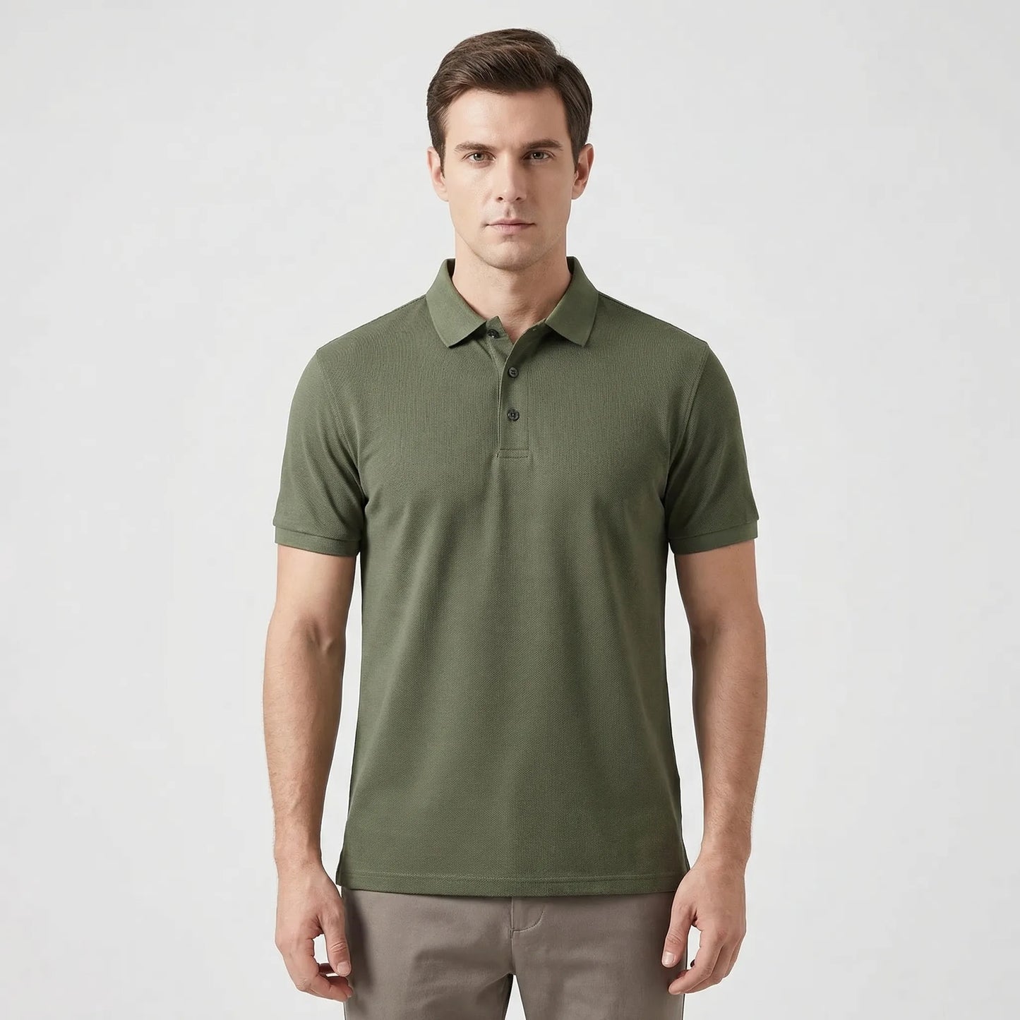 Colaro - Short Sleeve Breathable Polo Shirt  Casual Weekend Wear