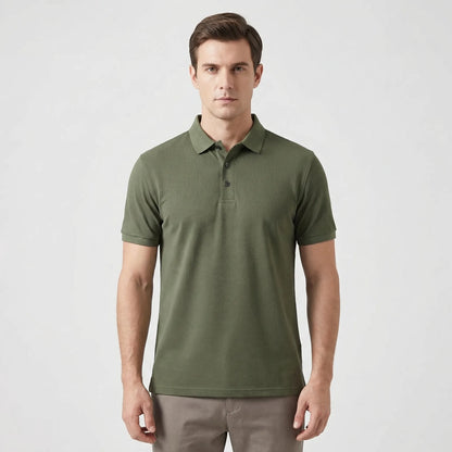 Colaro - Short Sleeve Breathable Polo Shirt  Casual Weekend Wear