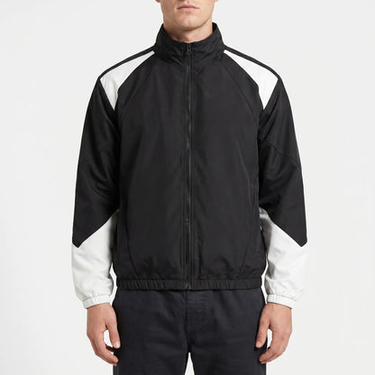 Colorbrix - Colour-Blocked Zip-Up Casual Jacket  Casual Everyday Wear