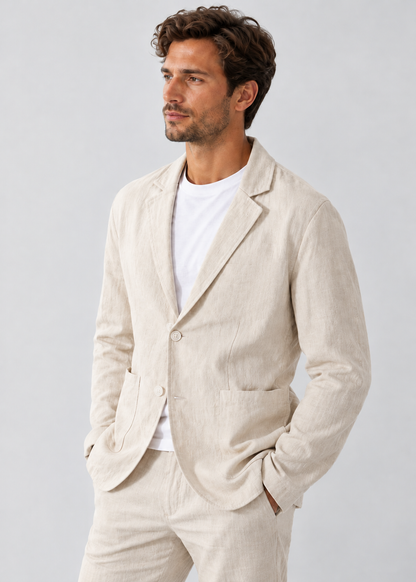 Men's Relaxed Fit Blazer | Men | Lightweight | Smart Casual Jacket | Steven & Levon