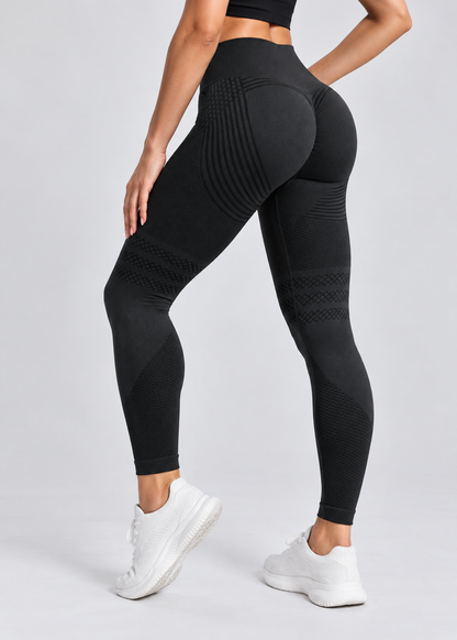Women's High Waisted Yoga Leggings | Seamless Design | Bum Lifting Fit | Steven & Levon