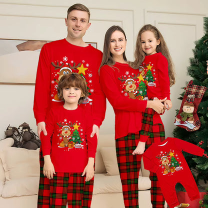 Cartoon Print Matching Sleepwear | Family Christmas Pajama Set | Steven & Levon